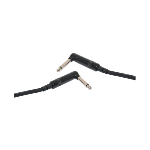 6.35mm R/A Mono Plug to 6.35mm R/A Mono Plug Cable - 0.3M