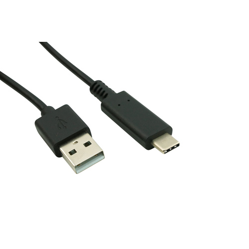 USB 2.0 Type C to A plug 1m cable