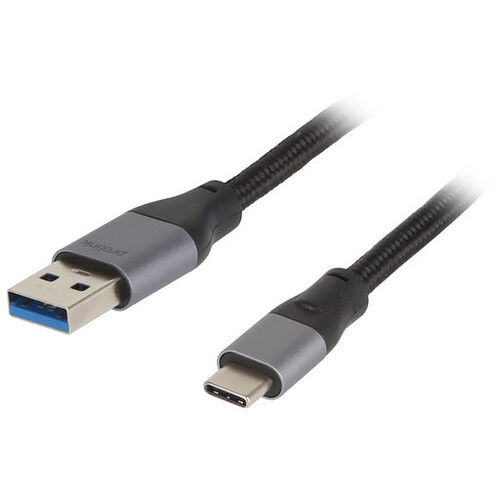 2m USB A Plug to USB Type C Plug Cable - Power and Data