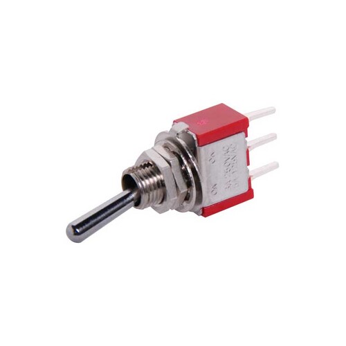 SPDT Centre Off Momentary PCB Mount Mini Toggle Switch