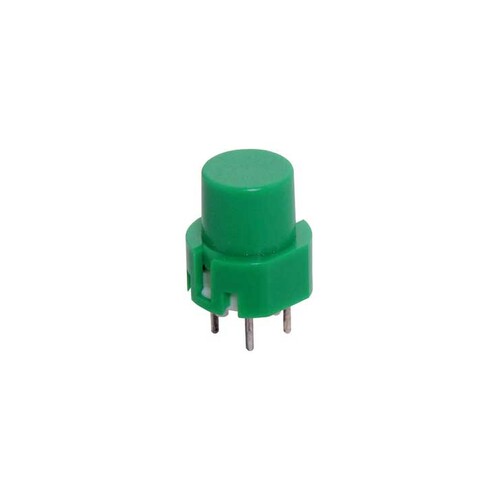 SPST Momentary Green PCB Mount Tactile Switch