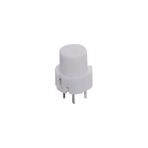 SPST Momentary White PCB Mount Tactile Switch