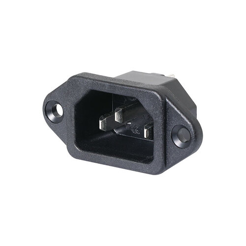 C14 Male Socket Chassis Mount 10A IEC