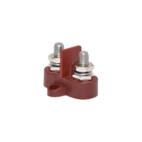 Dual Red M8 Power Distribution Post