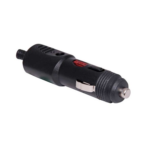 12VDC Fused LED Male Line Car Accessory Plug