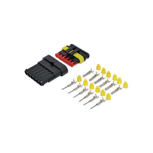 Weatherproof Multipole DC Connector 6 Pole 14A