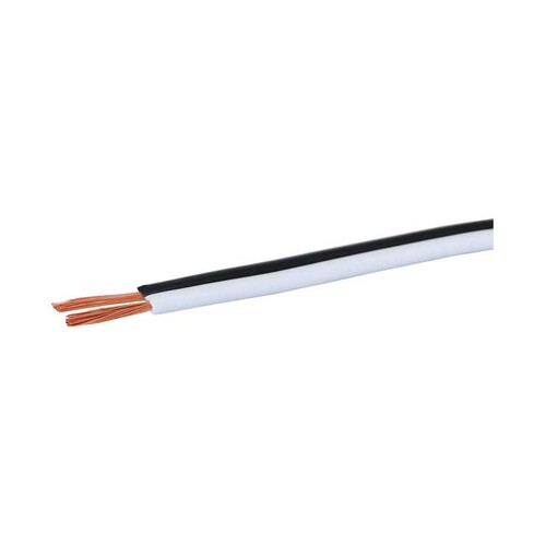 Speaker Cable 17AWG White Black 30m Roll