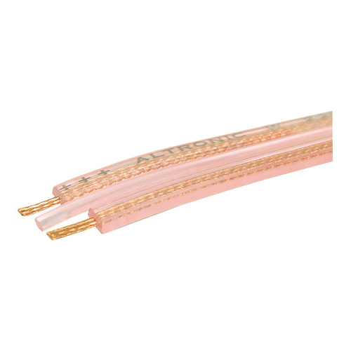 Speaker Cable 18AWG Flat OFC Clear 50m Roll