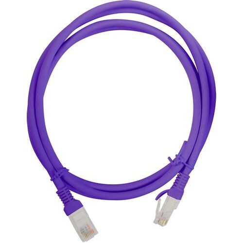 0.25m CAT 5e UTP Patch Cable - Purple