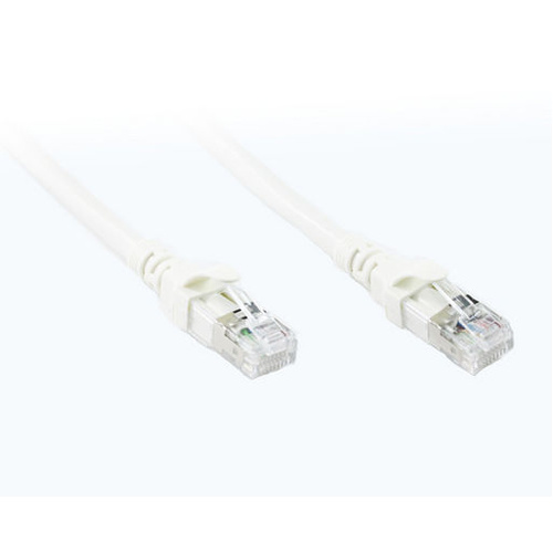 0.5m CAT6A Shielded SSTP / SFTP Patch Cables - White