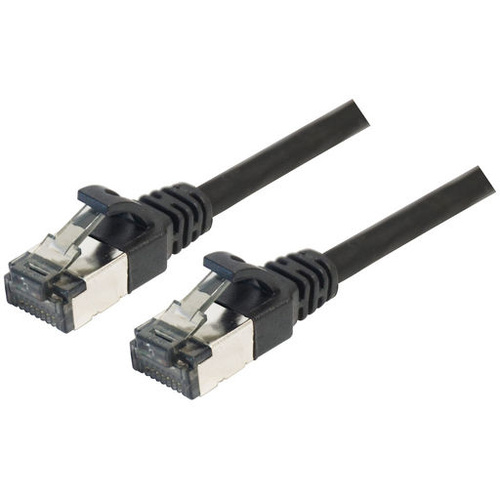 0.5m CAT8 Slim U/FTP RJ45 Patch Cables - Black