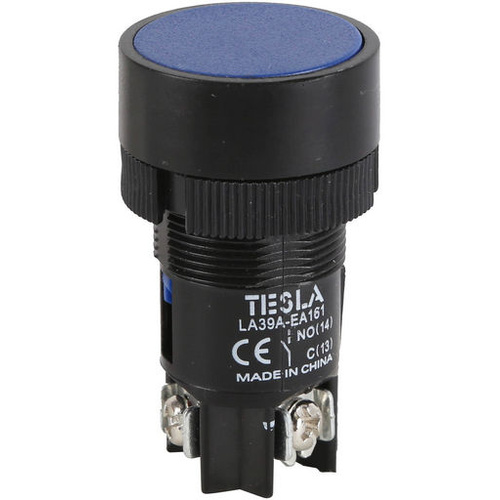 SPST Momentary Push Button Switch - Blue