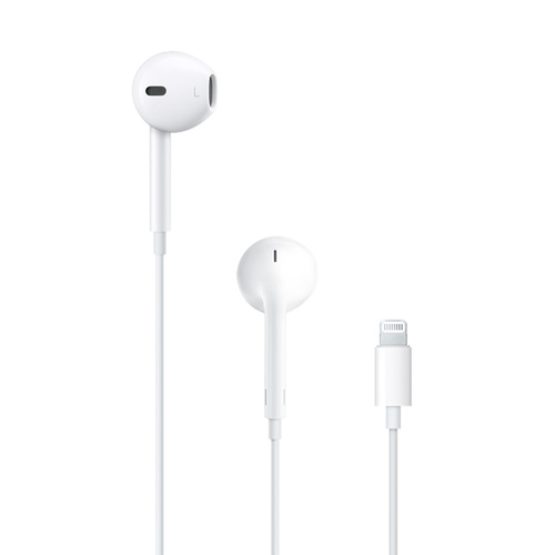 MFi Lightning White In-ear Stereo Earphones with Handsfree Microphone