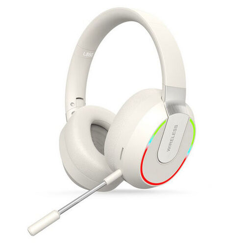 Bluetooth 5.1 Foldable Over-Ear Headset - White
