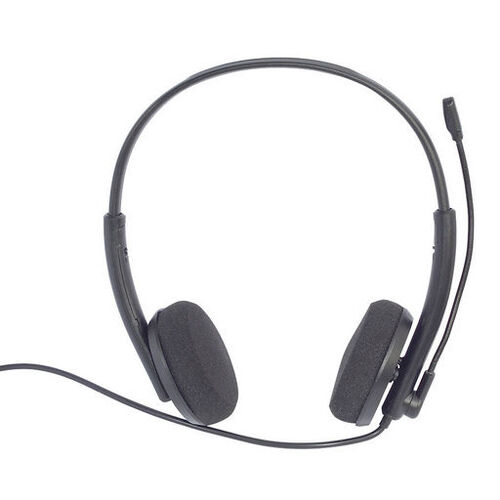 Multimedia Headset with Boom Mic - 3.5mm Quad Plug