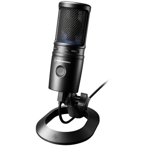 Studio Grade USB C Desktop Microphone with RGB LED Light