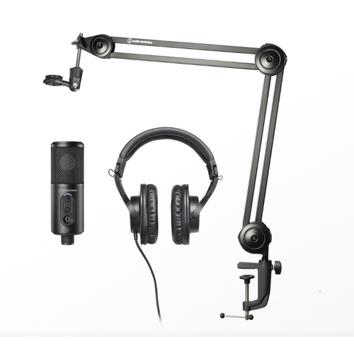 USB Microphone and Headset Content Creator Pack