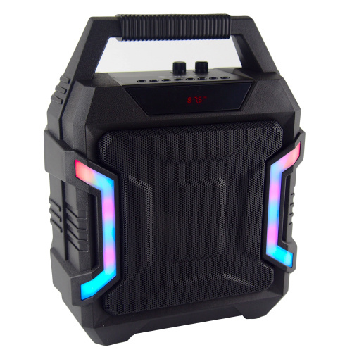 Rechargeable Bluetooth Speaker with LED and Microphone Input