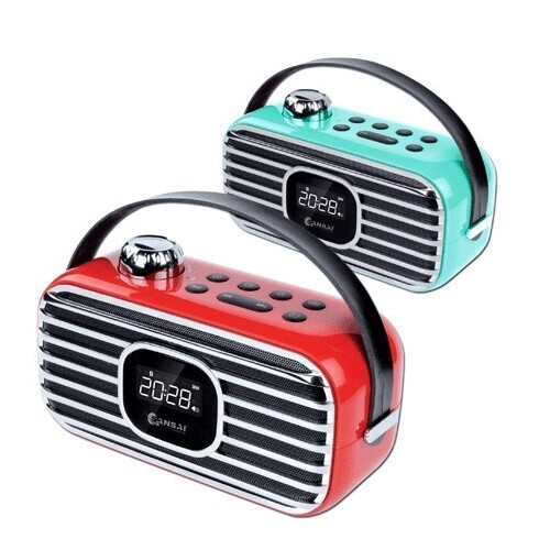 Retro FM Radio and Bluetooth® Speaker