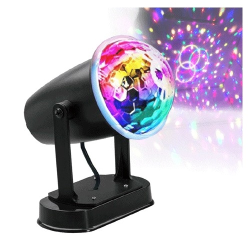 Rotating LED Disco Party Light with Power Supply