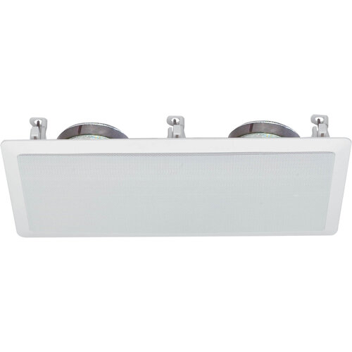 2x130mm 30W 2 Way Centre Channel Ceiling Wall Speaker