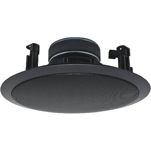 200mm (8") 45W 8 Ohm Coaxial 2 Way Black Fastfix Ceiling Speaker