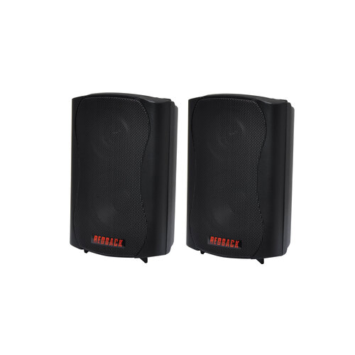30W 8 Ohm 100V Wall Mount Black Speaker Pair