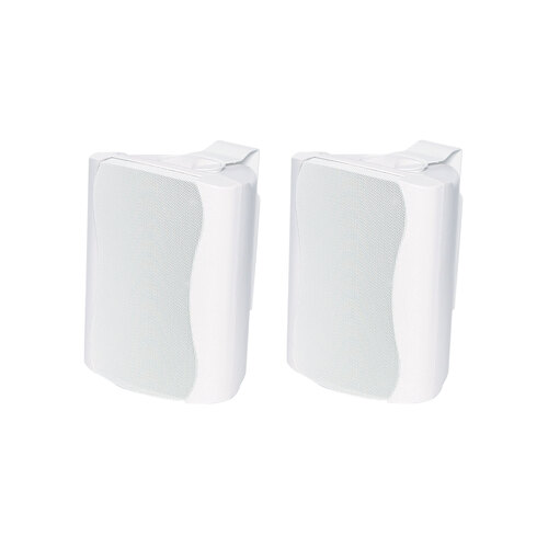 45W 8 Ohm White Wall Mount Speaker Pair