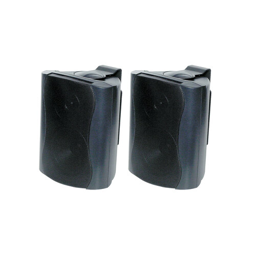 45W 8 Ohm Black Wall Mount Speaker Pair