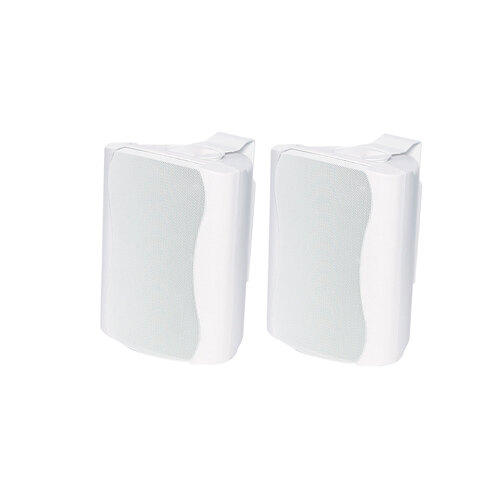 45W 100V 8 Ohm Wall Mount White Speaker Pair