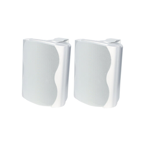 50W / 85W 100V 8 Ohm Wall Mount White Speaker Pair