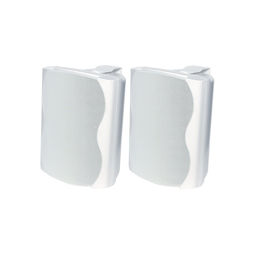 50W 8 Ohm White Wall Mount Speaker Pair