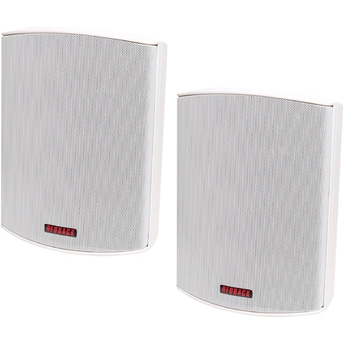 50W 100V 8 Ohm Wall Mount White Speaker Pair