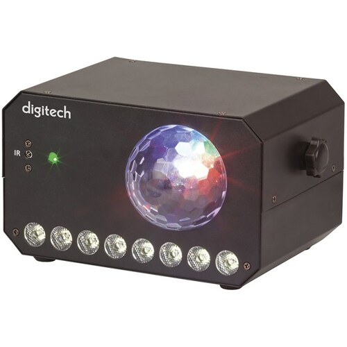 3-In-1 RGB Ball, Laser & Strobe Party Light