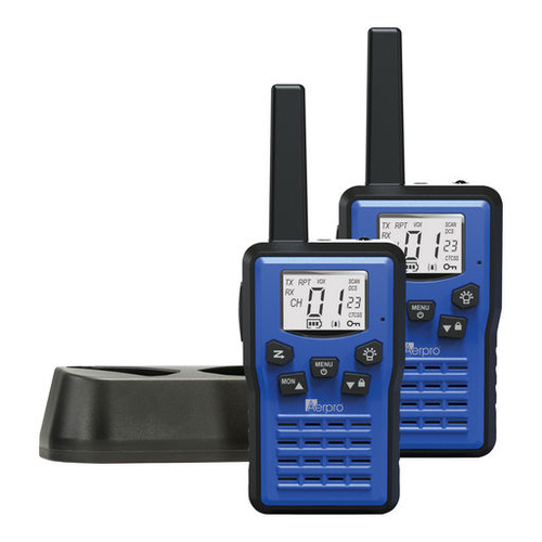 Rechargeable 2W 80 Channel UHF Walkie Talkie Twin Pack