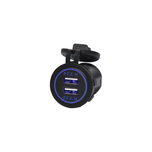 4.2A Dual USB Charging Panel Mount Socket