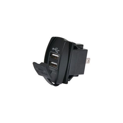 Dual USB Dash Mount 3.1A Charging Socket
