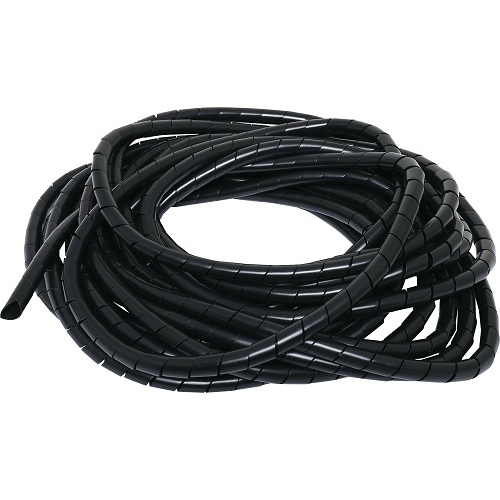 Black 12mm Cable Spiral Binding 10M