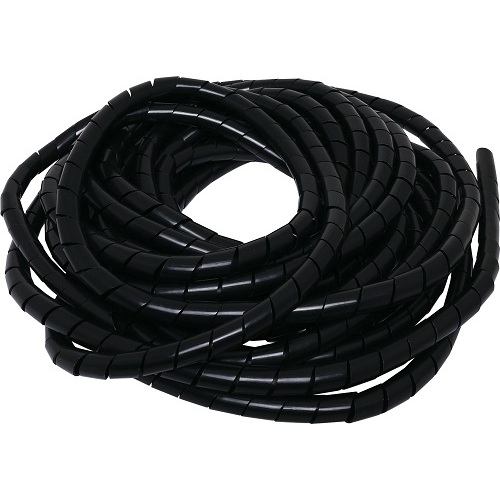 Black 20mm Cable Spiral Binding 10M