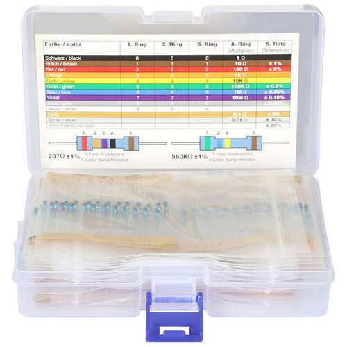 525 Piece Metal Film Resistor Kit