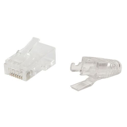 RJ45 CAT6 8P8C Crimp Plug & Boot - Pack of 50