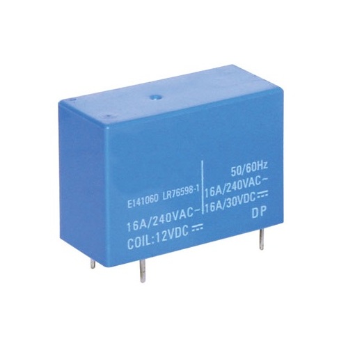 16A 12VDC SPDT PCB Mount Relay