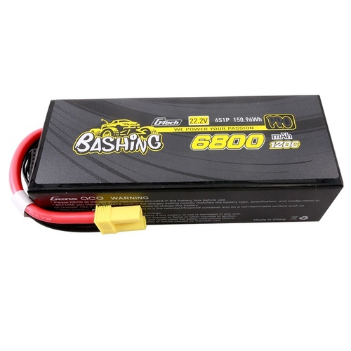 22.2V 6800mAh 6S 120C Hard Case LiPo Battery w/ EC5 Connector