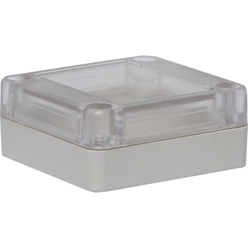 65 x 60 x 28mm ABS Sealed Box with Clear Lid