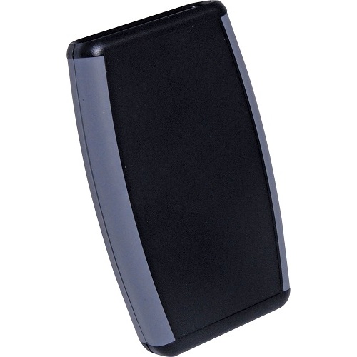 79Wx117Dx24Hmm Black Battery Handheld ABS Box