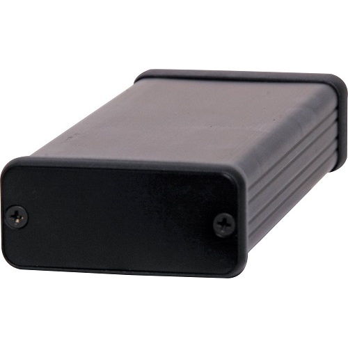 120x78x43mm Black Aluminium Instrument Case