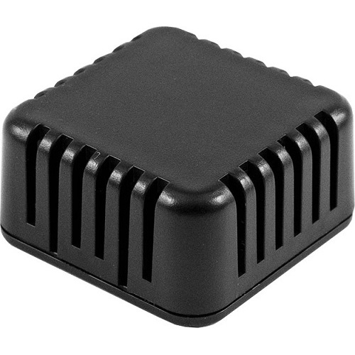 1551V1BK Black Plastic Vented Enclosure 40 x 40 x 20mm