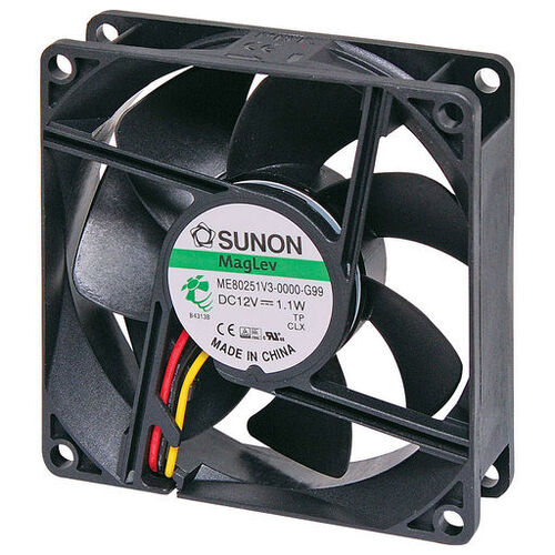 80mm 12V DC Maglev Vapo Bearing Fan - 3 Wire