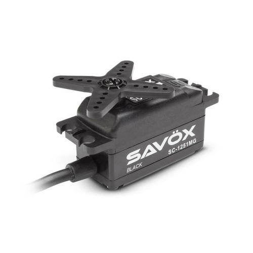 SC-1251MG Savox Black Edition Low Profile Servo 9kg
