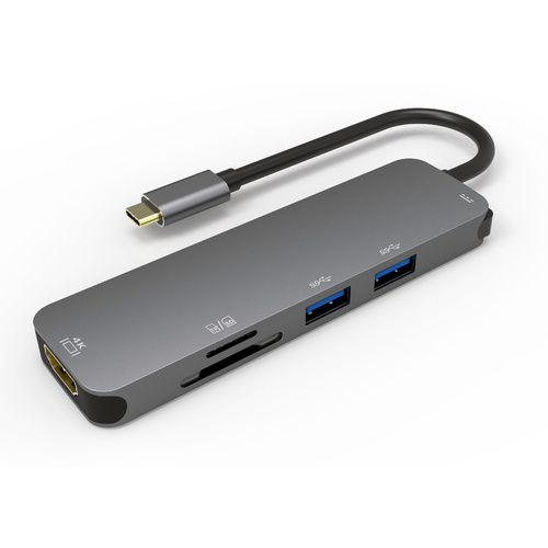 USB-C Hub W/ HDMI, 2 x USB 3.0, Card Reader & USB-C PD